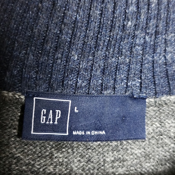 Gap Mens Button Collar Sweater - Picture 3 of 3